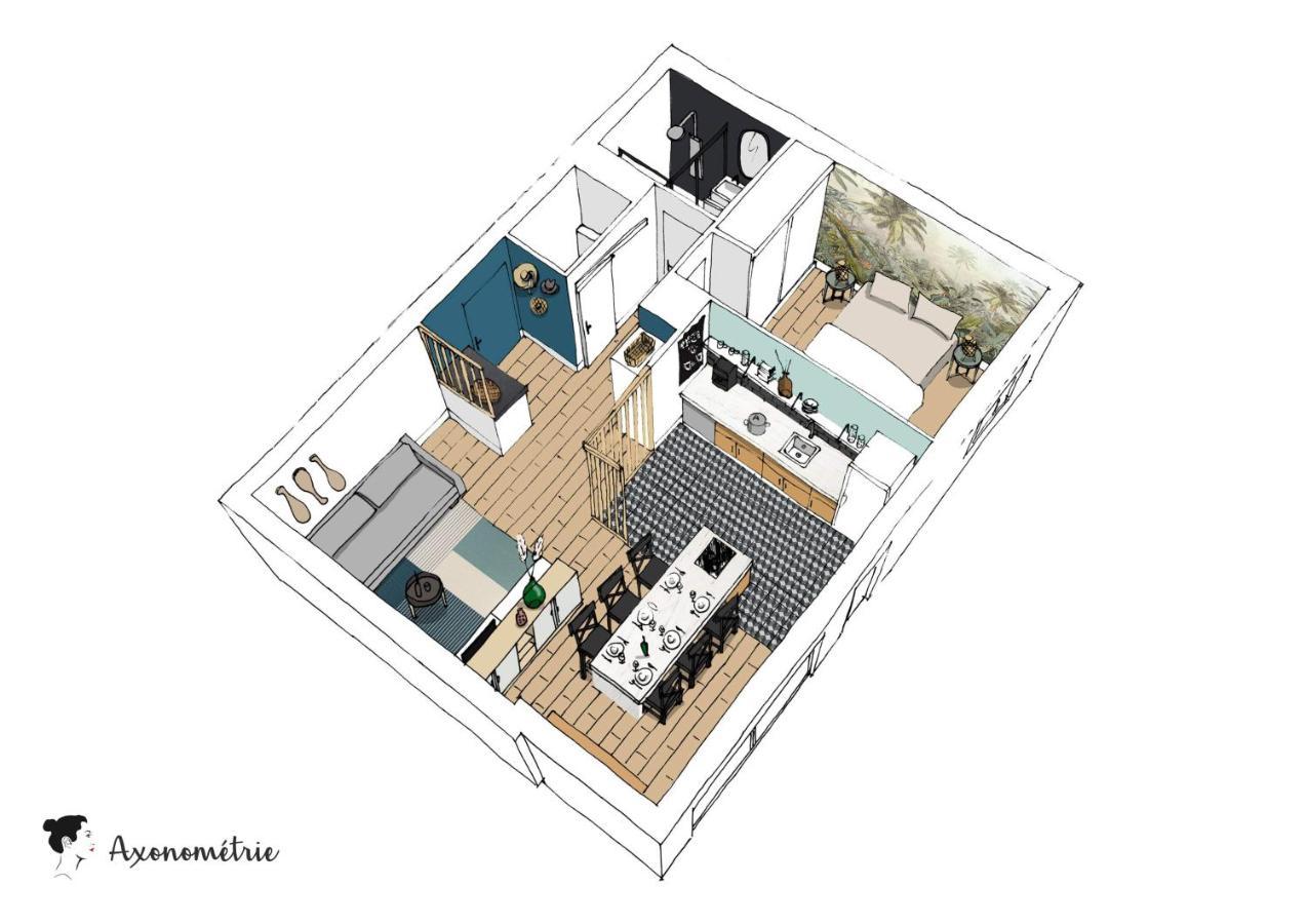 Ilunabarra - Appartement Calme, Vue Mer, Parking - WiFi&Netflix Ciboure Exterior foto