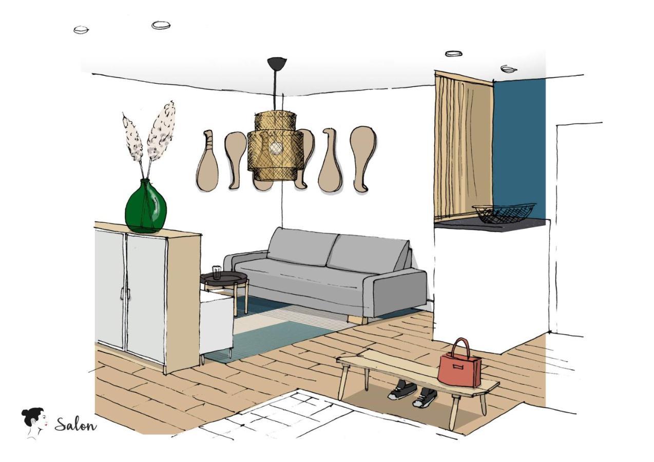 Ilunabarra - Appartement Calme, Vue Mer, Parking - WiFi&Netflix Ciboure Exterior foto