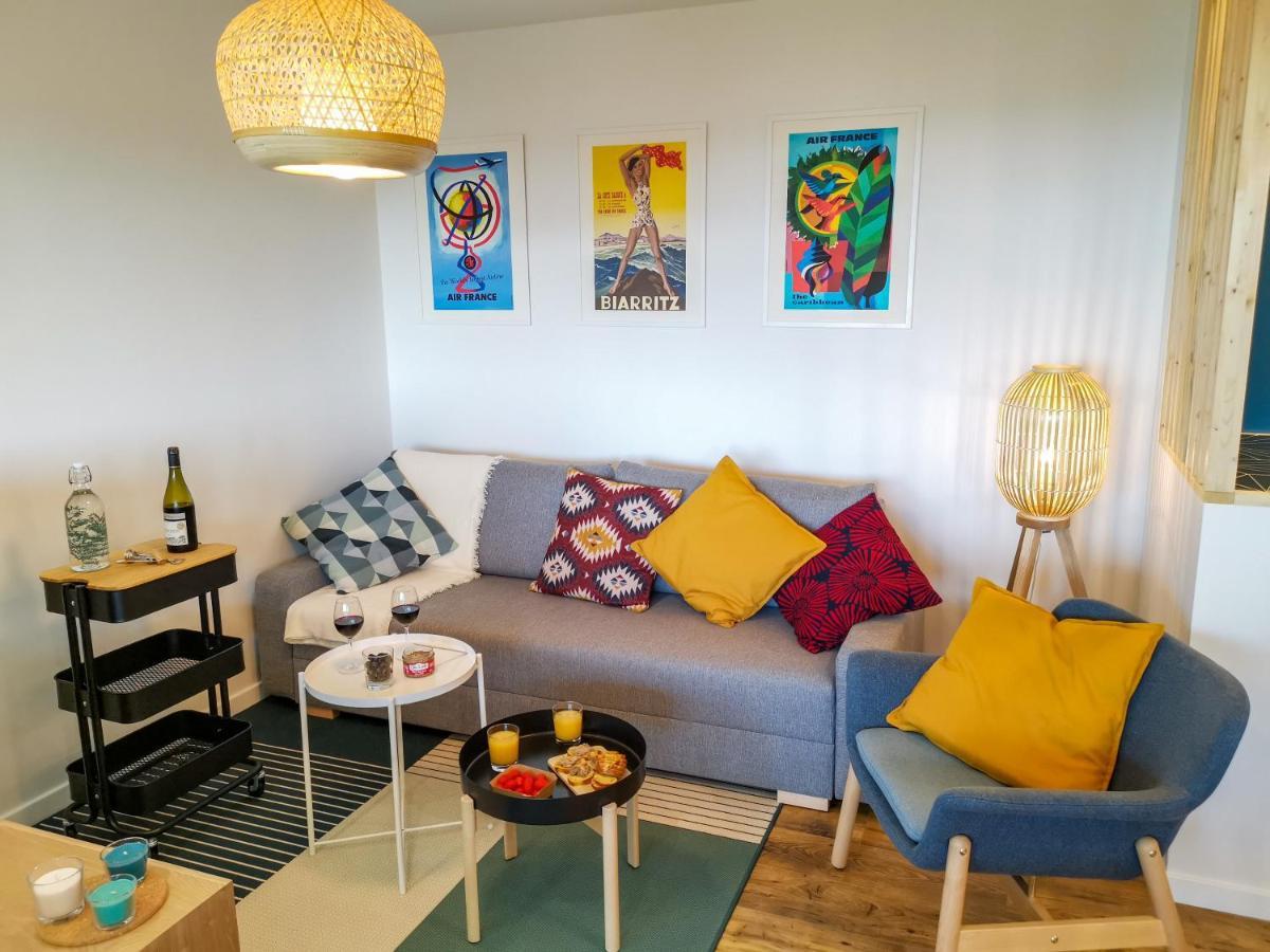 Ilunabarra - Appartement Calme, Vue Mer, Parking - WiFi&Netflix Ciboure Exterior foto