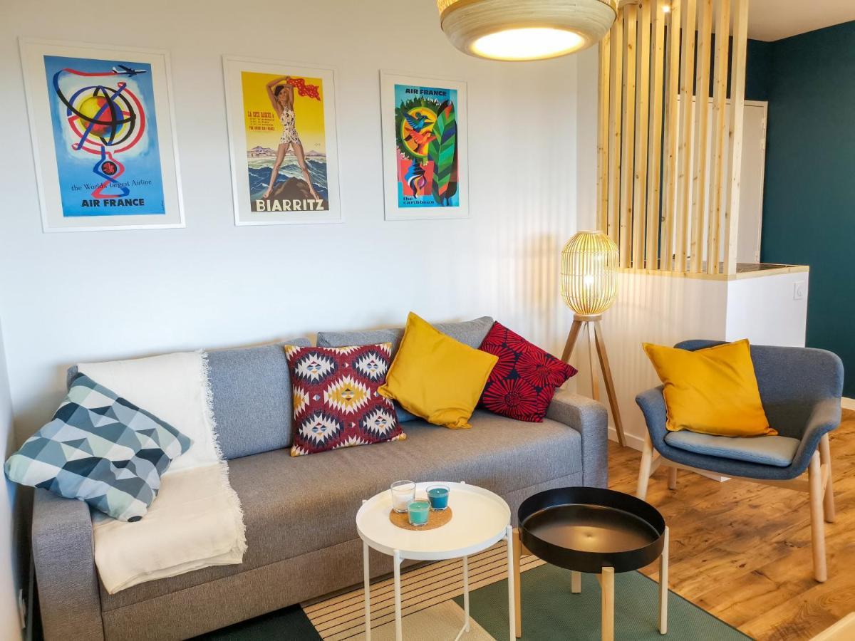 Ilunabarra - Appartement Calme, Vue Mer, Parking - WiFi&Netflix Ciboure Exterior foto