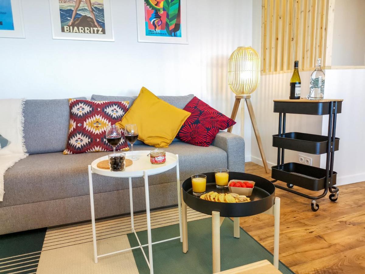 Ilunabarra - Appartement Calme, Vue Mer, Parking - WiFi&Netflix Ciboure Exterior foto